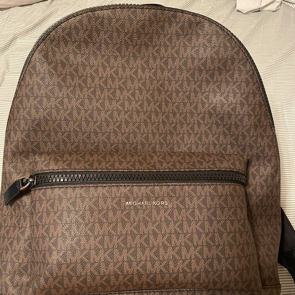 Cooper Backpack brown coated canvas